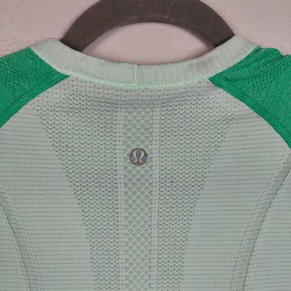 Lululemon Swiftly Tech Long Sleeve Top Womens 4 Fresh Teal Very Green Running - Picture 7 of 9